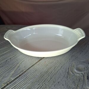 Vintage Le Creuset Enameled Cast Iron Casserole Dish 20 Centimeters In Diameter